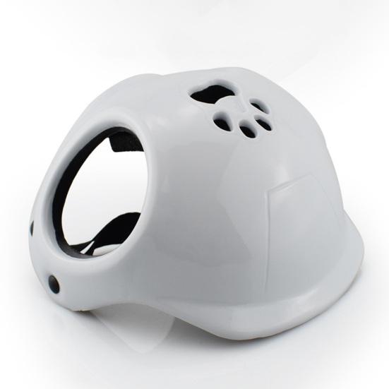 Pet Helmet with Ear Holes Dog Safety Hat Windproof Adjustable Puppy Motorcycle Helmet for Outdoor Riding Hiking Cycling