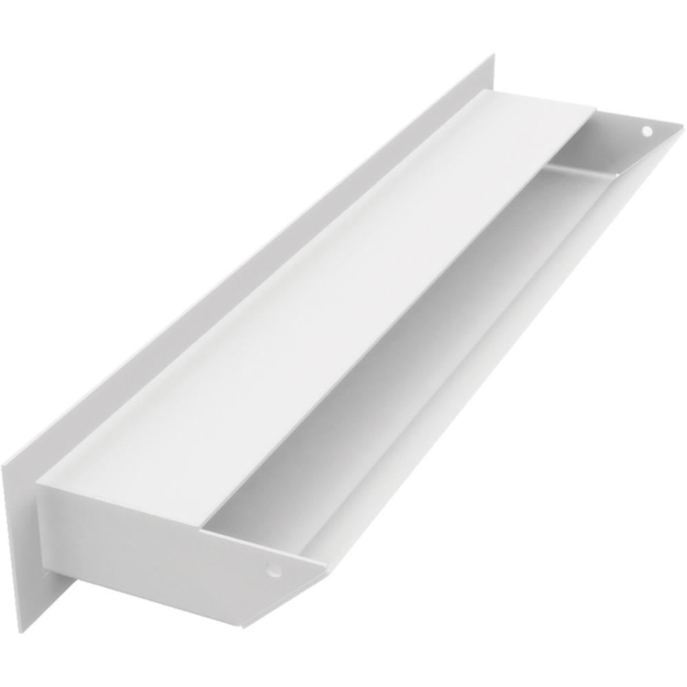 Вентиляционная крышка LUFT 6x40 белая Slim