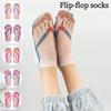 3D Printing Pattern Flip Flop Socks Funny Socks for Women Flip-flop Floor Socks