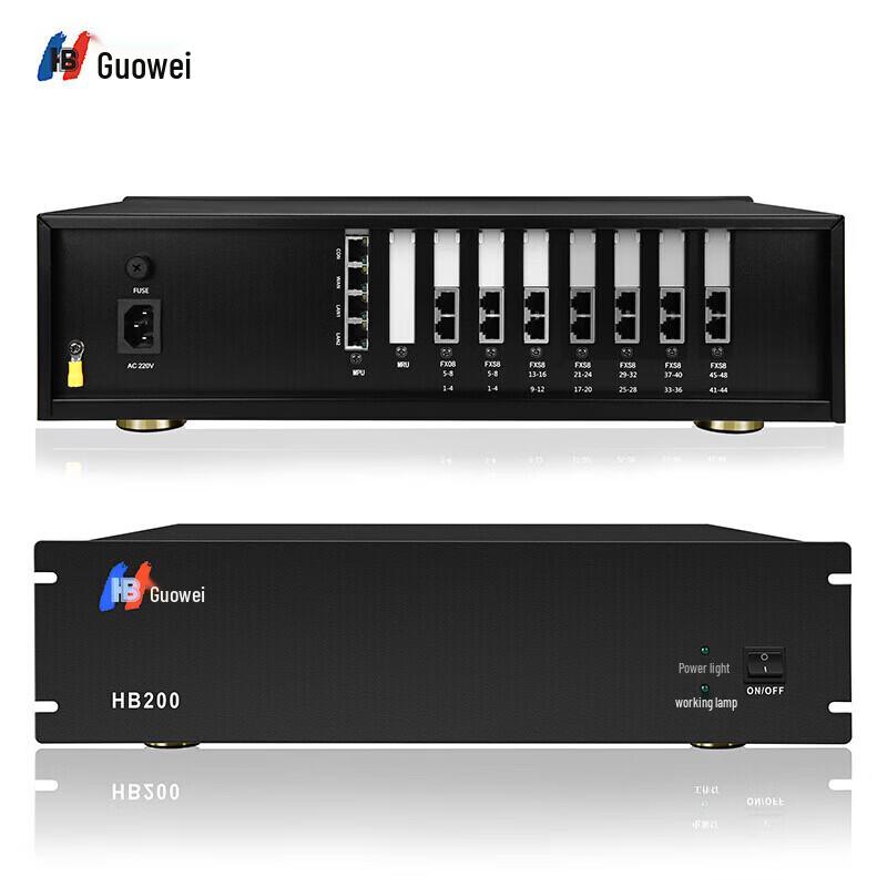 Guowei HB200 IP PBX Telephone System (CN version)
