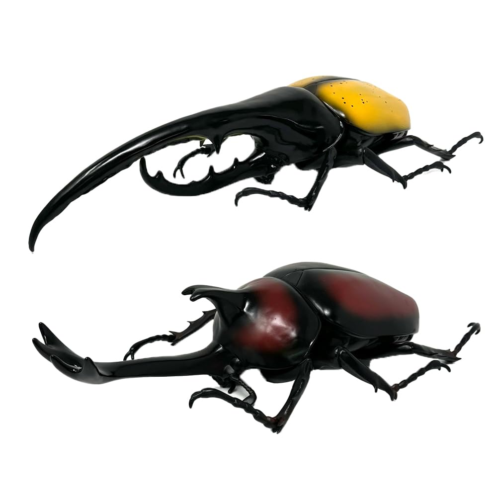 Набор из 2: Король жуков, Жук-носорог, Жук-геркулес, Большая фигурка, Суперреалистичный