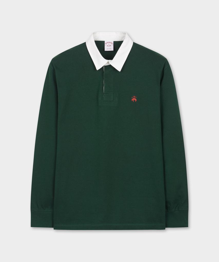 BROOKS BROTHERS Rugby T-Shirt (Green) (Bbntmbz103)