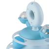 Blue 4-Layer Cat Ball Tower Toy with Feather & Catnip for Exercise
