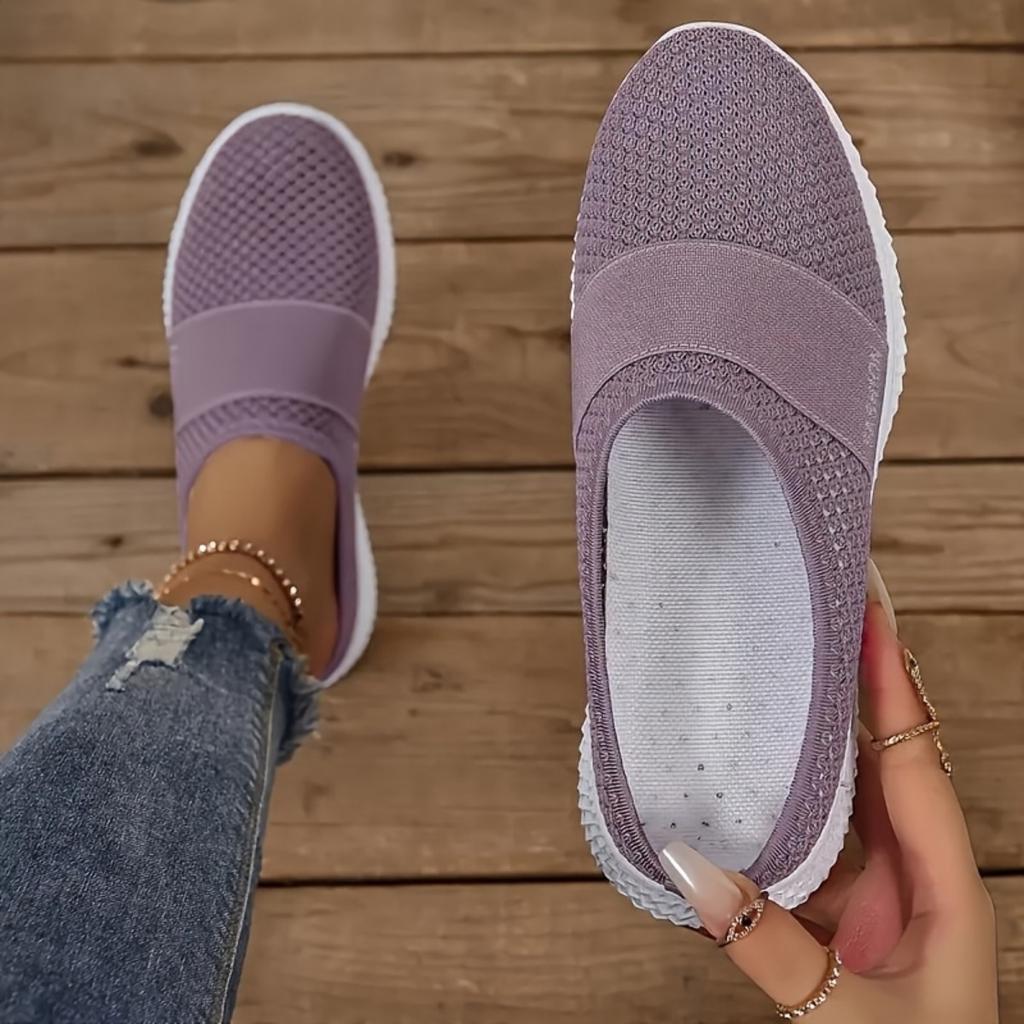 Женские спортивные кроссовки с воздушной подушкой и рукавами — дышащий трикотажный верх, удобная конструкция с низким вырезом, легкая повседневная спортивная обувь