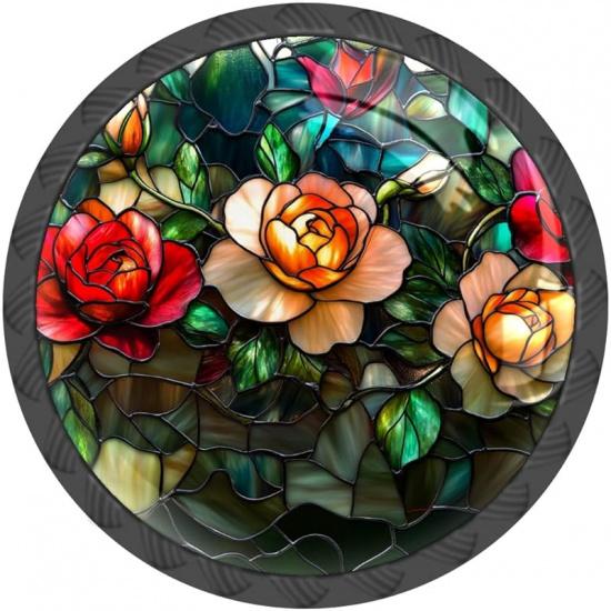 4 шт. в упаковке ручки для шкафов из цветного стекла с бабочкой, круглые ручки для ящиков из хрусталя, ручки для комодов, ящиков, ванной, кухонных шкафов, гардеробов