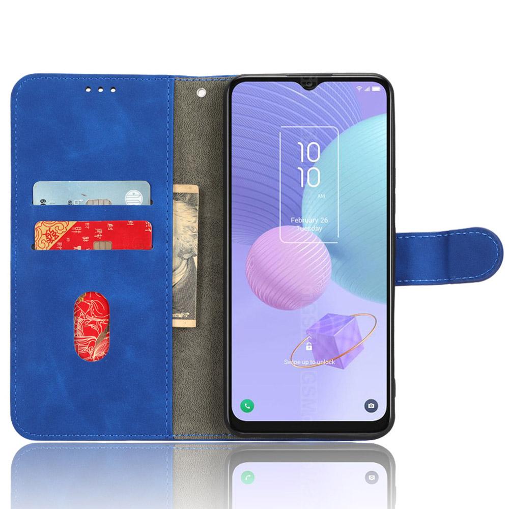 Для TCL 408 Чехол для телефона из ТПУ+ПУ кожи Подставка Кошелек Ударопрочный Чехол для телефона