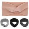 New Baby Kids Girls Solid Knot Headband Elastic Head Wraps Sweet Color Headwear