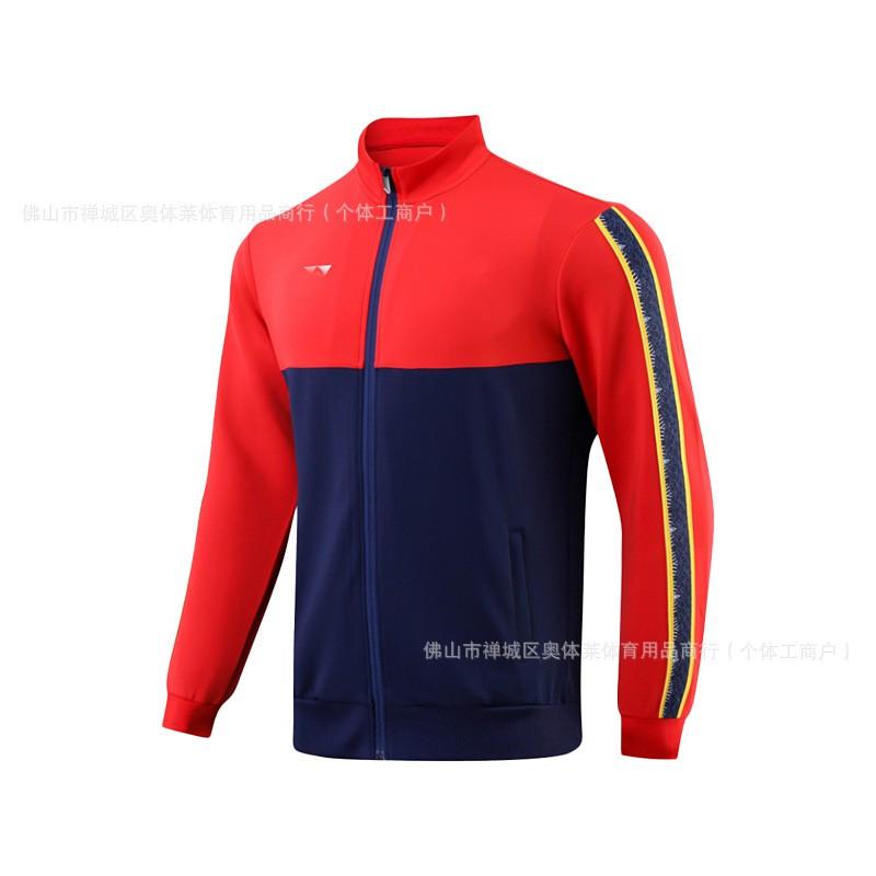 Men Women Badminton Training Jacket Long Sleeve Quick Dry Breathable Sportswear Winter