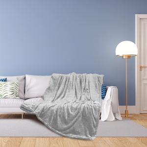Flannel Electric Blanket 6 Temperature Levels Washable Soft Comfortable Heating Blanket With Timer Function