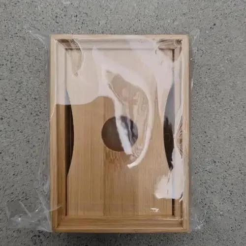 Контейнер для мыльницы Влагостойкий Бамбуковый Поддон для хранения Сливной Бокс Аксессуары для дома, душа, ванной комнаты Деревянного цвета Инструменты для ванной