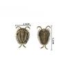 Brass Ancient Insect Cambrian Trilobite Small Statue Office Desktop Ornaments Tea Pets Crafts Animal Figurines Miniatures Toy