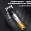 1 Set Professional Electric Hair Clipper Set Adjustable Cutter Head Powerful Quiet Hair Clipper for Home Shaving