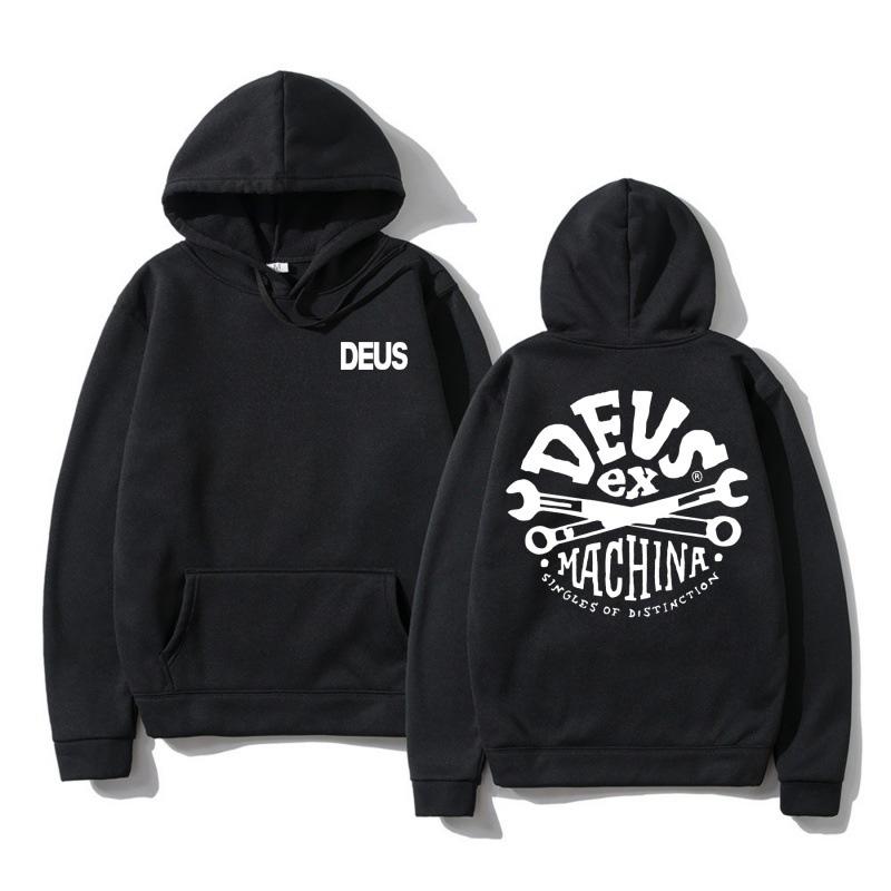 DEUS EX MACHINA Hoodie For Men Women Street Fashion Sweater Popular Hip Hop Sweatshirt Winter Oversized Long Sleeve Streetwear