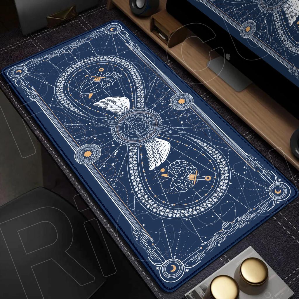 XXL Angel Card Tarot Design Mouse Pad Game PC Accessories Desk Mat Large Computer Office Mousepad Antislip expandMats carpet