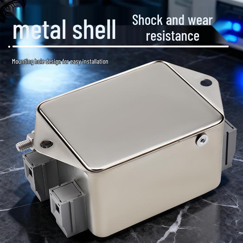CW4L2D DC Filter: Two-Stage 6A/10A/30A Power Purification, 12V/24V/48V/100V, European Standard Terminal