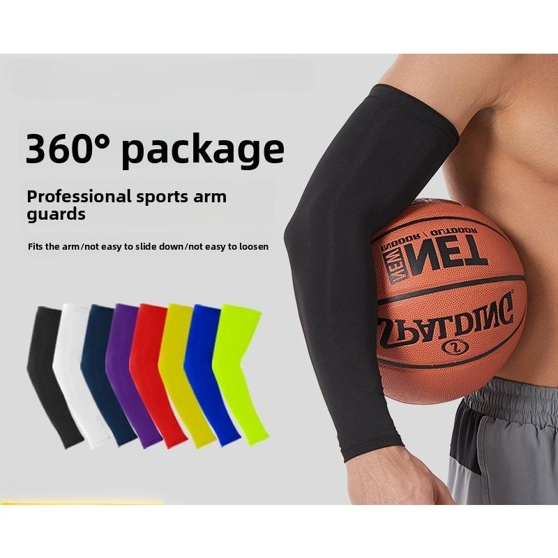 Sunscreen Arm Sleeves for Basketball, Volleyball, Running, Cycling, Sports Protection Gear, Breathable and Elastic Fishing Ice Silk Sleeves