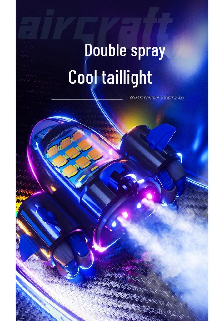Gesture-Controlled Remote Stunt Car with Lights, Music, Spray, and 360° Drift for Kids