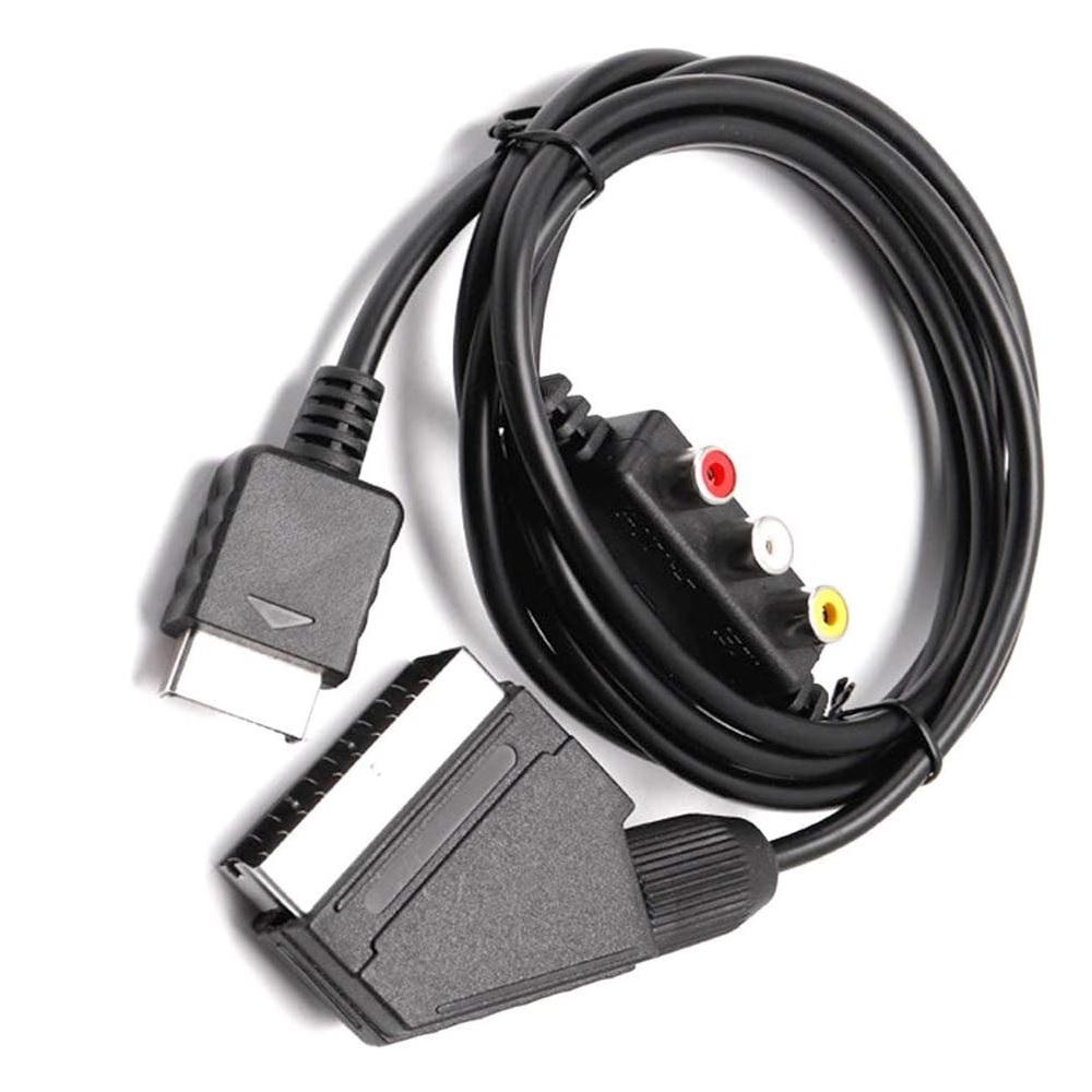 1.8M Кабель 2 в 1 RGB SCART AV RCA для Sega Dreamcast