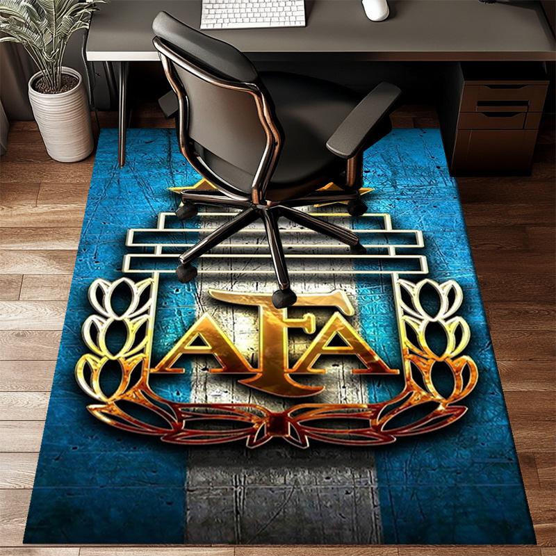 Argentina Football club Printed Office Carpet Chair Cushion Entryway Rug, Rugs for Living Room, Bedroom Christmas gifts