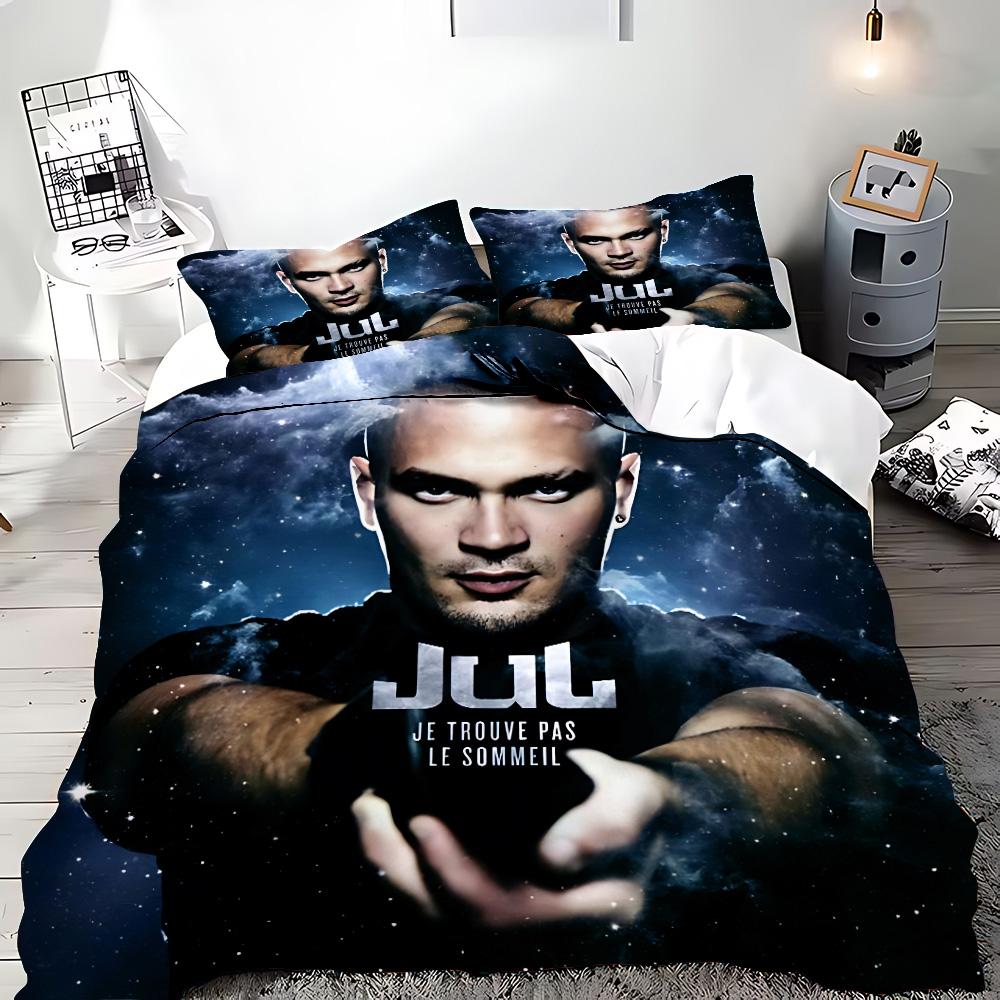 Рэпер JuL Это Не Lol Пододеяльник Постельное Белье Комплект Взрослые Люди Мальчик Девочка Спальня Украшение Дети Односпальный Двуспальный Большого Размера Размеры
