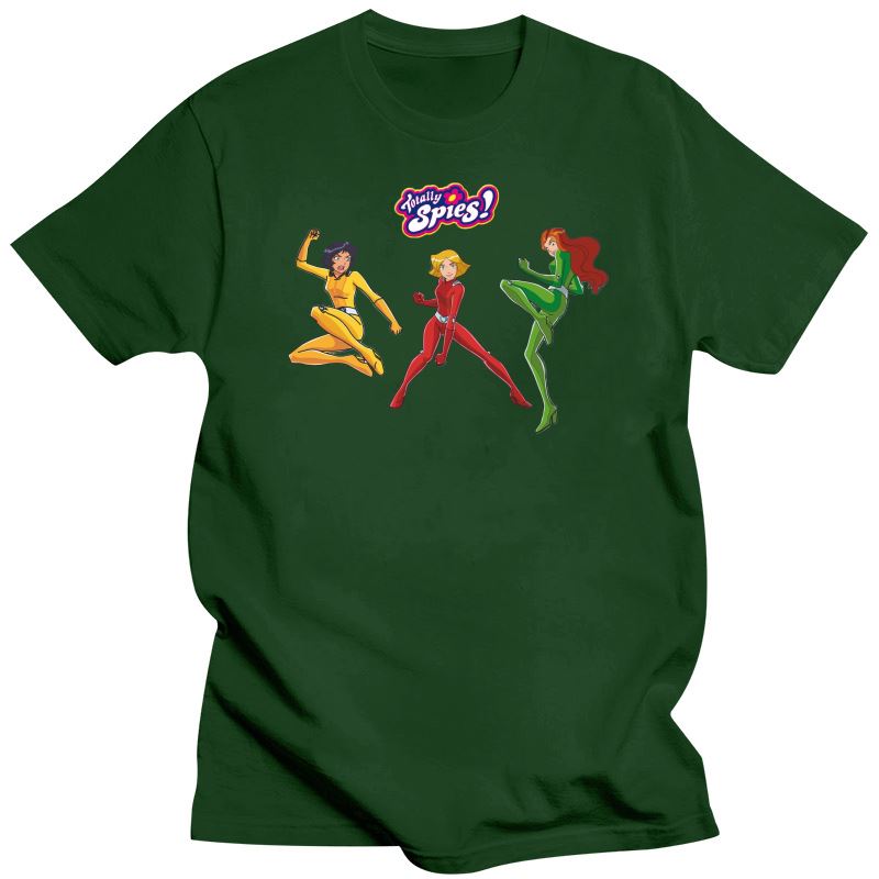 Футболка с постером нового унисекс-сериала Totally Spies 2023 года