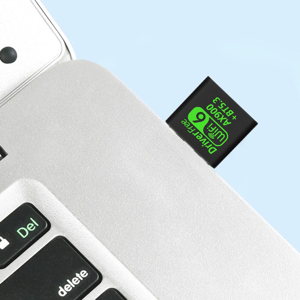 USB WiFi 6 Bluetooth-совместимый 5.3 Адаптер Мини USB WiFi Донгл Без Драйверов USB WiFi Адаптер Беспроводная Сеть Внешний Приемник