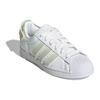 Adidas Оригинальные кроссовки Superstar 'Бело-зеленые' женские H03728