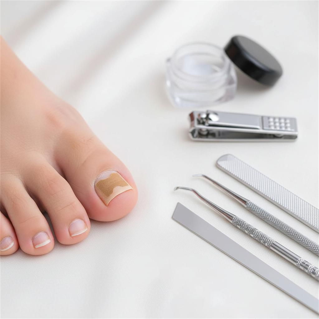 Профессиональный набор для коррекции ногтей на ногах для женщин и мужчин с дышащими полосками для пальцев ног, безболезненными пилками для ногтей, инструментами для ухода за ногами, набор из 16 предметов