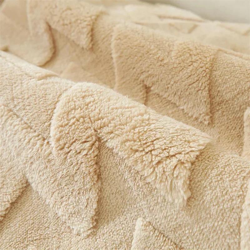 Подушка для дивана Зимняя плюшевая нескользящая утолщенная новая подушка для дивана Универсальный чехол для пододеяльника Полотенце Ткань Подушка для домашнего декора