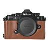 Получехол из искусственной кожи для камеры Nikon Zf ZF с отверстием для батареи и нижней крышкой
