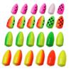 20PCS Fishing Foam Float Bobber Buoys Bullet Oval Floats for Fly Fishing Pompano Bottom Rigs Saltwater Fishing Accessory