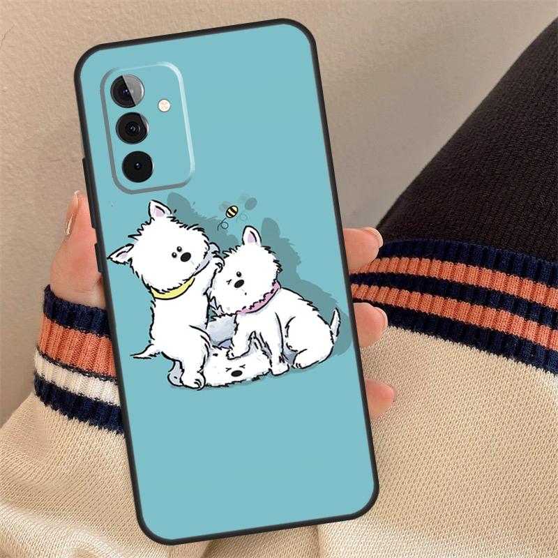 Чехол West Highland Terrier Westie для Samsung Galaxy A13 A23 A33 A53 A12 A22 A32 A42 A52 A51 A71 A14 A24 A34 A54
