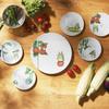 Набор тарелок Noritake My Neighbor Totoro Vegetable Series, подходит для использования в микроволновой печи, можно мыть в посудомоечной машине, 5 предметов, тонкий фарфор (другая картина) 15.5cm