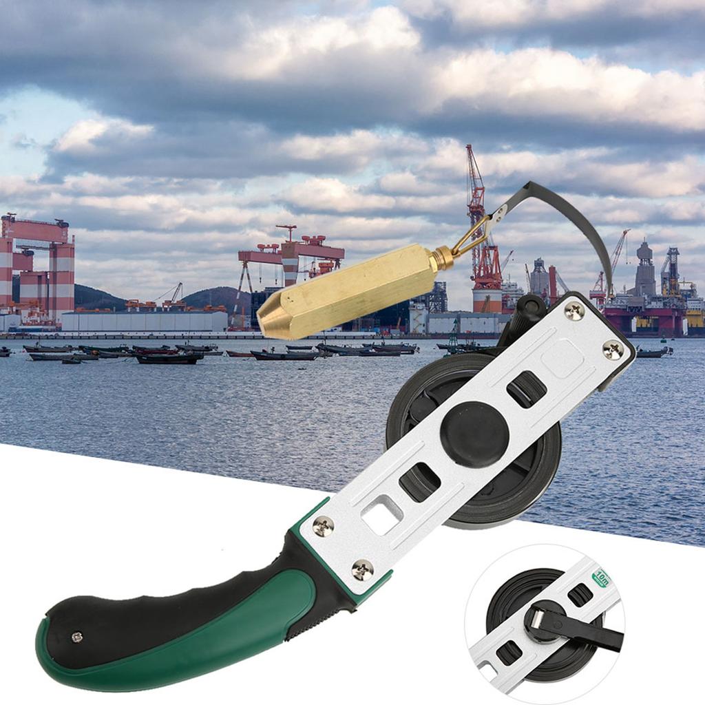 10 м масляная измерительная лента, латунный отвес, измерительная лента для измерения глубины нефтяного резервуара