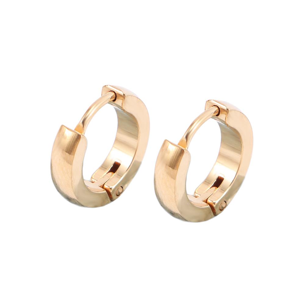 Circle Unisex Geometric Accessories Titanium Hoop Earrings Jewelry set Drop Earring Stud Earring