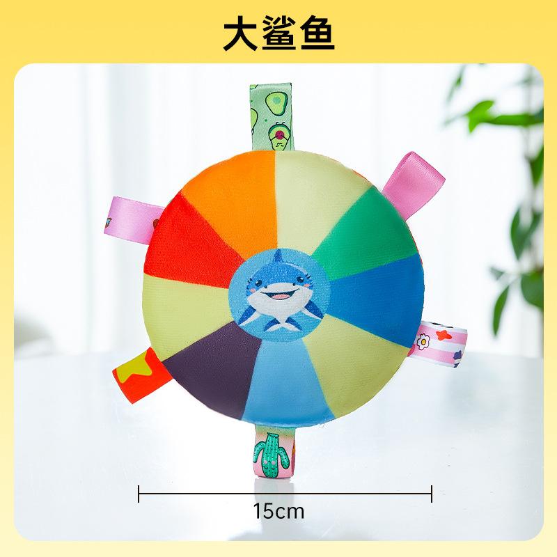 Dog Frisbee Toy Plush Sound Interactive Puppy Frisbee Grinding Teeth Bite-resistant Pet Border Herding Training Special for Dog Training