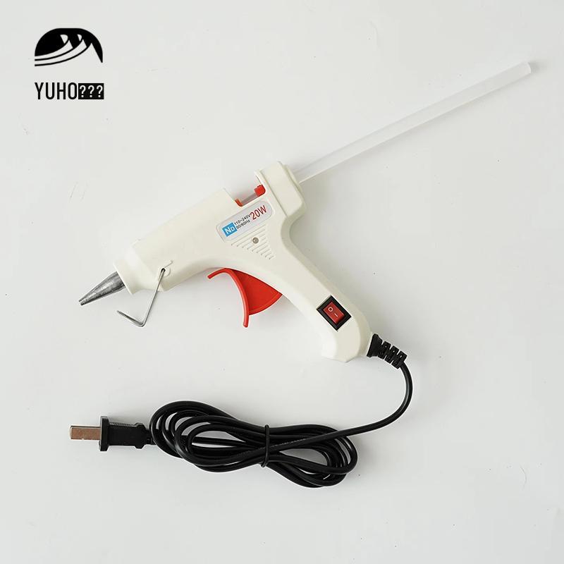 Термоклеевой пистолет Yuhou со стержнями для DIY-цветоделия - 20/25/40 Вт