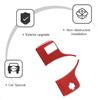 PIUGILH Car Convertible Switch Panel Trim Stickers, Soft Carbon Fiber Panel Decoration Stickers Fit for C6 Corvette 2005-2013 Accessories, 2Pcs(Red)