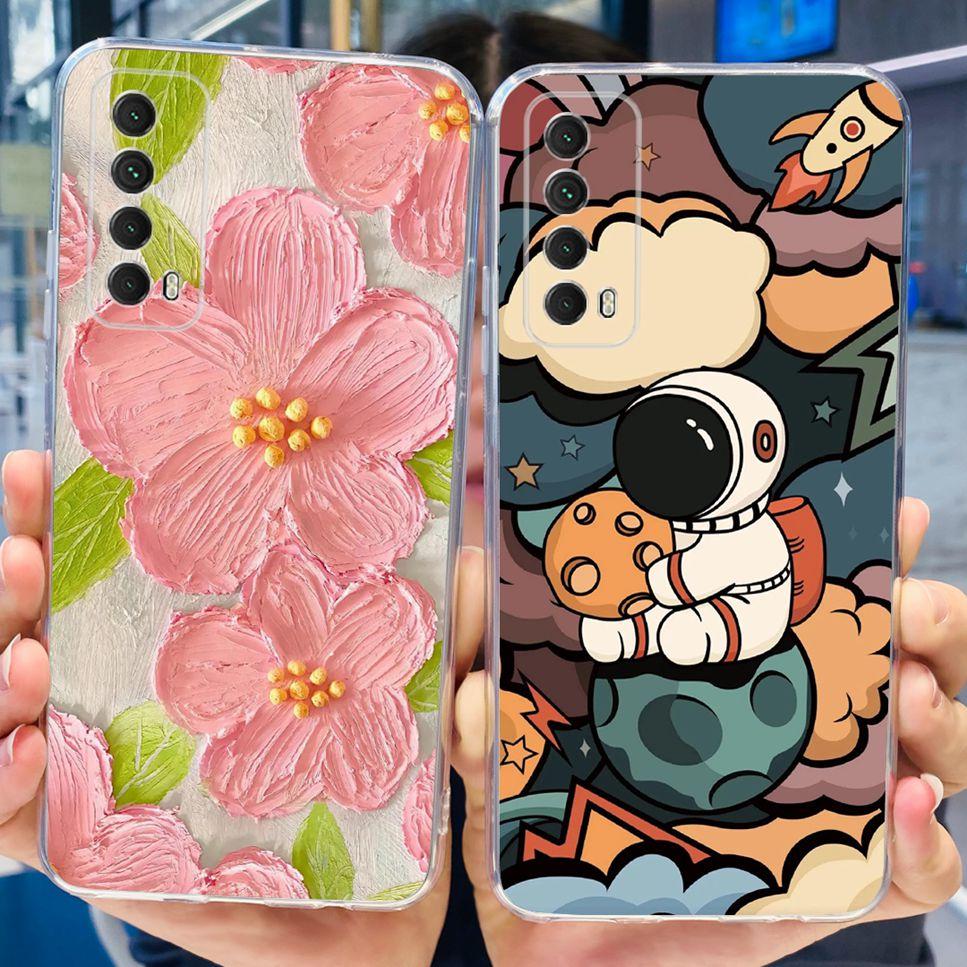 Для Huawei P smart 2021 Чехол Новый Дизайн Модный Принт Мягкий Силикон ТПУ Чехол Для Huawei P Smart 2021 PPA-LX1 Чехол для Телефона Fundas