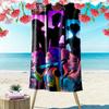 1pc Kpop Demon Hunters Beach Towel, Outdoor Beach Towel Ideal Beach Necessities and Vacation Items