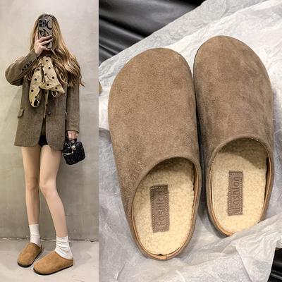 Мода 2024 Мягкие домашние хлопковые тапочки Женские Осенне-зимние плюшевые комнатные туфли Теплые домашние напольные Нескользящие Удобные Дышащие тапочки