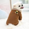Winter Dog Hiking Jacket Plush Dog Vest Coat Cute Pet Clothes  for Small Medium Dog