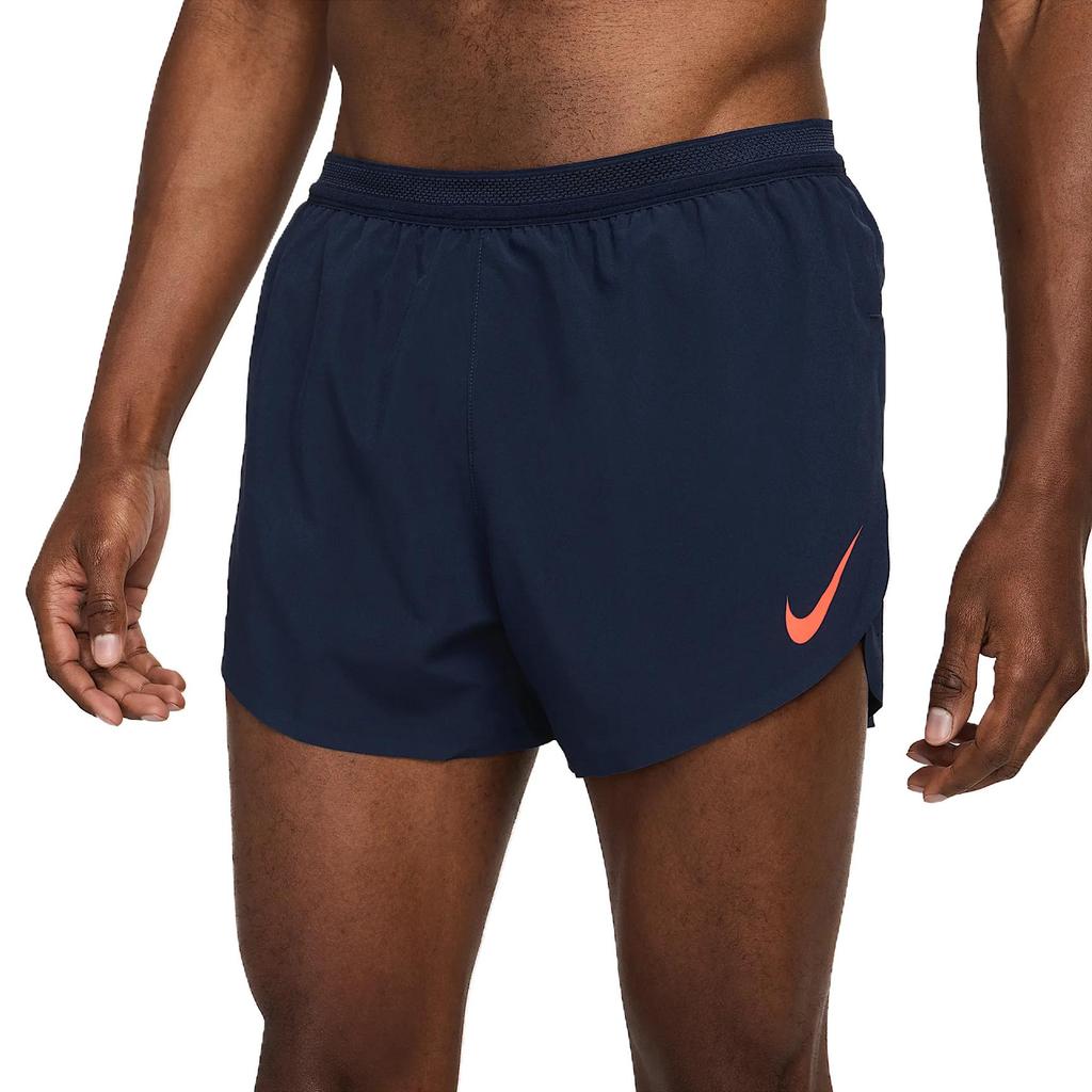 Nike Мужские AeroSwift Dri-FIT ADV 4" (10см) Беговые шорты с подкладкой 'Obsidian/Bright Crimson' FN3352-451
