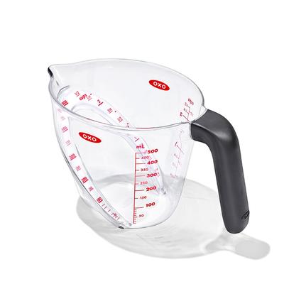 Мерный стакан OXO, новый тип, угловой мерный стакан, средний, 500 мл, микроволновая печь и, термостойкий, изготовлен из тритана