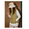 Retro Khaki Lazy Style Design with Contrasting Colors Coolhut2025 New Autum Women's Fashion Vest