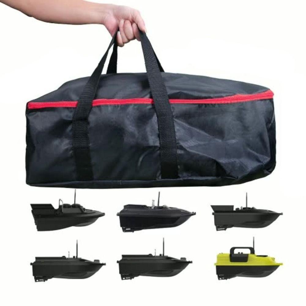 Double Zippers Fishing Boat Storage Bag Waterproof Bait Boat Handbag Tackle Bag