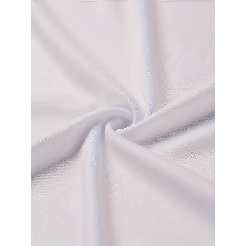 Европейский размер Женская футболка с коротким рукавом Белая Летние вайбы Принт с пальмой и закатом