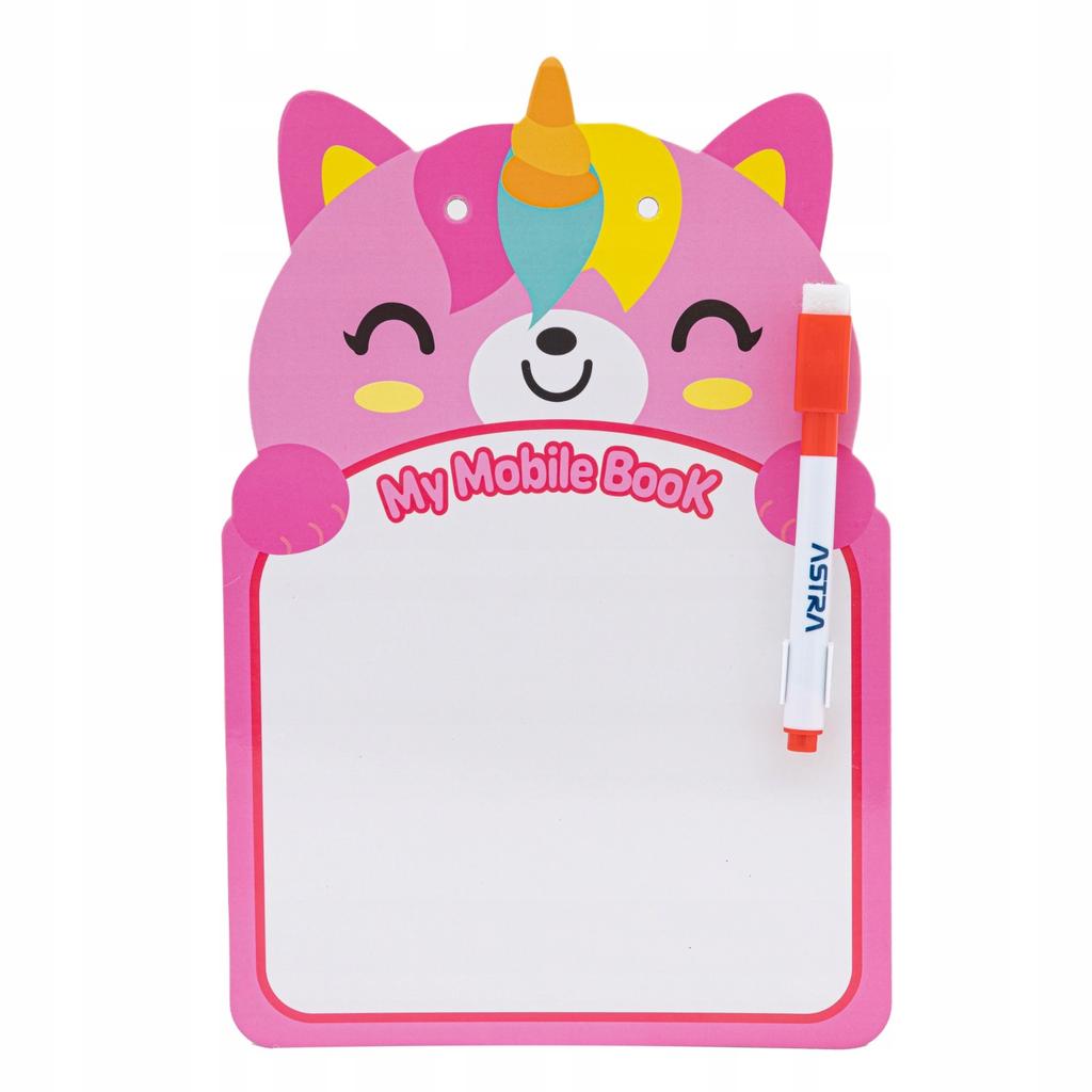 Tablica suchościeralna ASTRAFUN 24,5x16,5 mix 7049