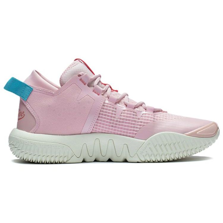 Баскетбольные кроссовки Li Ning Anti-5 2 с низким уровнем амортизации, нескользящие, износостойкие, мужские, розовые ABFT029-6
