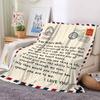 Blanket Can Be Printed On Both Sides Flannel Blanket Air Conditioning Blanket Envelope Stamp